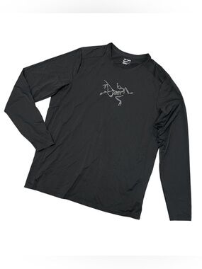 Arc'teryx Shirt Mens Large Cormac Logo Long Sleeve Performance Shirt